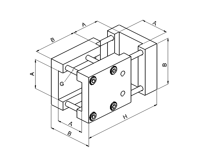 T – Element TE, Maßzeichnung